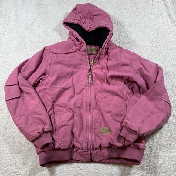 Schmidt Workwear Pink Zip Up Utility Jacket Coat - Picture 1 of 9